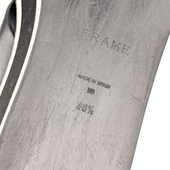 Frame Paris Wmn Le Ocean Y2K 90s Ins Platform Black Sandals 8-8.5US EUR 38.5 - Picture 7 of 8